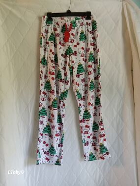 Hello Kitty White Christmas Pajama Pants